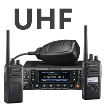 Radios UHF (378-512, 764-870 Mhz)